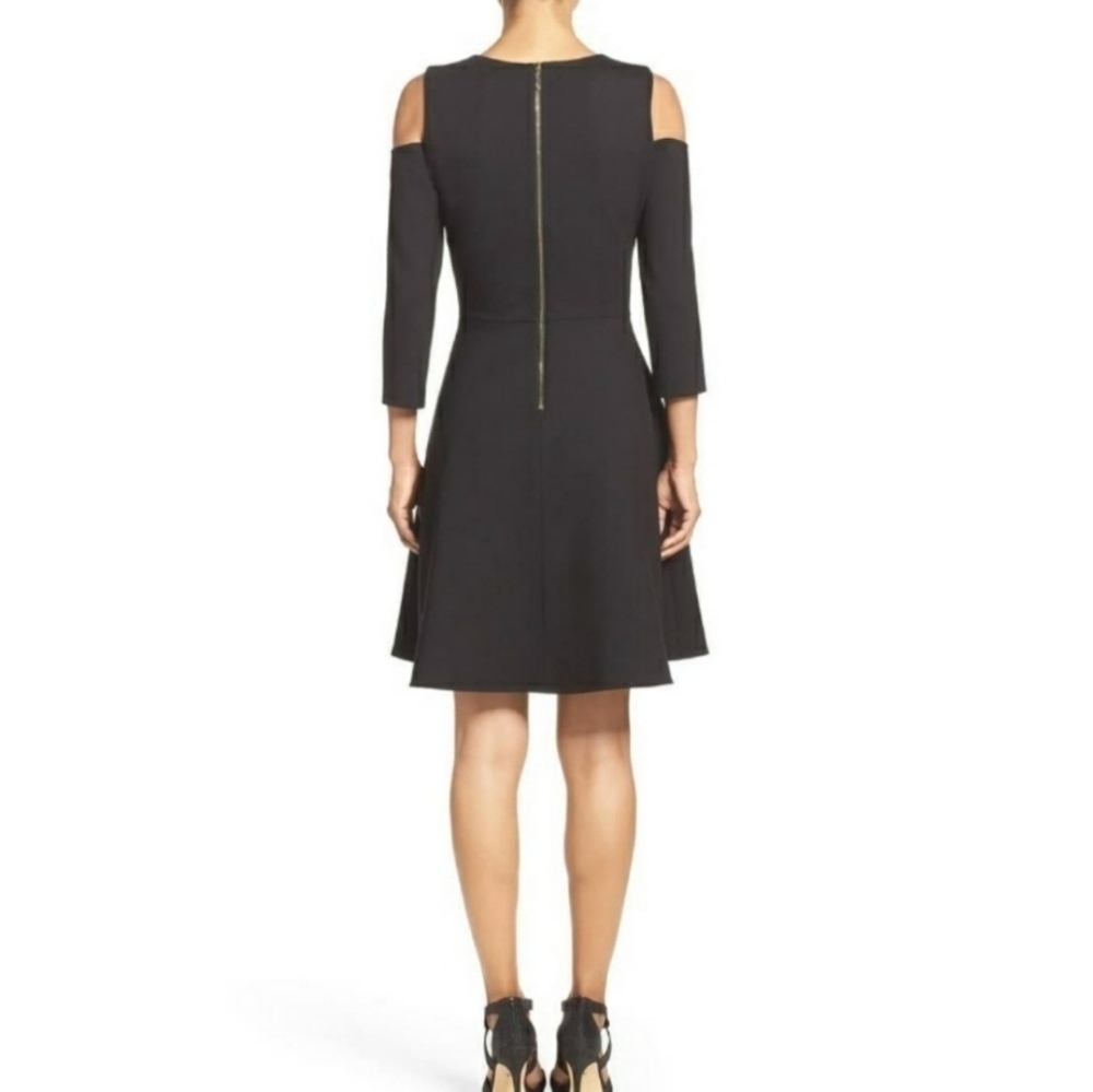 Eliza J  Elegant Little Black Sheath Dress  Formal Party Wedding Guest Old Money - Picture 4 of 13